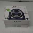 High-Performance Blizzard Air Circulator Fan, 3 Speeds, 90° Tilt, Removable Grill, Cool Black