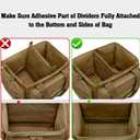 DSLEAF Tactical Range Bag for 4 Handguns, Pistol Shooting Range Bag with 6X Magazine Slots and Extra Pockets for and Essentials