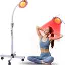 Rhmip Infrared Light,White 275W Near Red Infrared Heat Lamp for Relieve Joinpt Pain and Muscle Aches