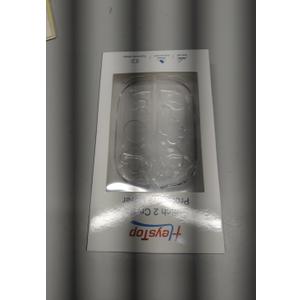 HEYSTOP Switch 2 Clear Case Compatible with Nintendo Switch 2, Switch 2 Case with 4K HD Screen Protector, PC Protective Cover with Joy-Con Grips and 6 Thumb Grips