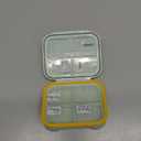 Small Pill Case Travel Pill Box with 7 Compartments for Purse - Compact Pill Organizer for Medicine Vitamin - Portable Container for Fish Oil & Supplements - Sage