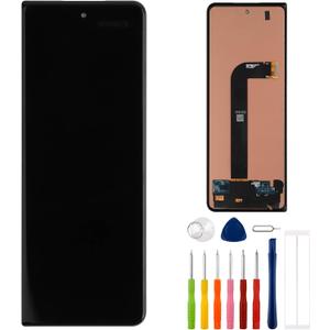 Replacement LCD Display Touch Screen Digitizer Assembly Compatible with Samsung Galaxy Z Fold 3 SM-F926U/SM-F926U1 6.2 with ToolsBlack
