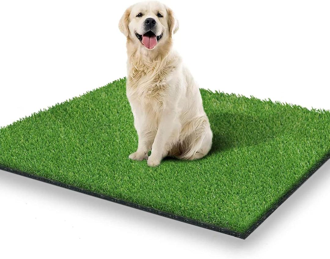 STARROAD-TIM 39.3 x 31.5 inches Artificial Grass Rug Turf for Dogs Indoor Outdoor Fake Grass for Dogs Potty Training Area Patio Lawn Decoration
