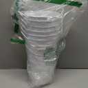 Flower Bucket for Flower Bar, 6 Pcs 10.2 Inch Metal Vases with Handles, Leak-Proof White French Buckets for Wedding Centerpieces, Farmhouse Party & Rustic Home Decor