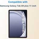 Screen Protector for Samsung Galaxy Tab A9 plus 11 inch Tempered Glass9H Hardness Anti Scratch Bubble Free Case Friendly Easy Installation (1 Pack)