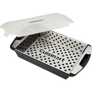 Cuisinart CMT-200 Marinade and Grilling Basket Set, Stainless Steel