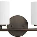 Progress Lighting P2160-20 Replay Bath & Vanity, 4-Light, Antique Bronze