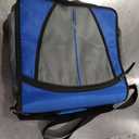 Case-it Mighty Zip Tab School Zipper Binder | 3-Inch O-Rings, 600-Sheet Capacity, 5-Subject Expanding File Folder, Multiple Pockets & Storage Organizer, Shoulder Strap | D-146 Midnight Blue