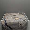 VK VKLIVING Entryway Washable Rug 2'x3' Small Boho Bathroom Throw Area Rug Non Slip Doormat Indoor Front Door Machine Washable Carpet for Bathroom Kitchen Vintage (Beige)