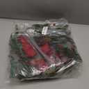 24 Inch Christmas Wreaths for Front Door,Winter Wreaths for Indoor and Outdoor Xmas Decorations,Christmas Door Wreath with Red Christmas Ribbon, Pine Cones for Decor (Green)