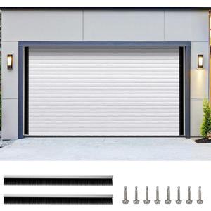 Garage Door Brush Seal for Side,3" Brush Seal for 8x8ft Roll Up Doors