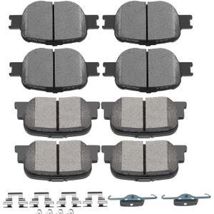 SCITOO D817 D835 Front Rear Ceramic Brake Pads Sets Fit For Scion tC 2005-2010