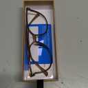 Vintage Cat-eye Blue Light Blocking Glasses for Women, Lightweight TR90 Fashion Eyeglasses (Champagne)