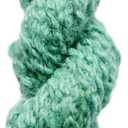 Maker's Craft Boucle Merino Bulky Wool Yarn 100 Grams 18 Yards, Very Luxurious and Soft Yarn for Knitting, Crocheting and Weaving DIY with Vintage Colors (Sea Green)