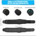 Forearm Guard & Elbow Brace ,Tennis Elbow Braces Guard for Tendonitis and Tennis,Golfers Adjustable Straps and Compression Pad for Men and Women,Elbow Support Relief (Classic Black)