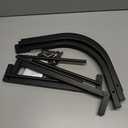 30" Firewood Rack Outdoor Indoor, Heavy Duty Firewood Storage Holder Rustproof, Stable Log Holder and Metal Fireplace Decor Organizer Space Saving