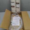 Large Drum Lamp shades Set of 2 Oatmeal Linen Lampshade 16" Top x 16" Bottom x 10" High (Spider) Farmhouse Lampshade for Table & Floor Lamp - Lampshades Replacement By GO&SO