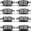 D1563 D1564 8pcs Front Rear Ceramic Brake Pads Sets Fit For 2013 2014 2015 2016 2017 For Ford C-Max,2013 2014 2015 2016 For Escape