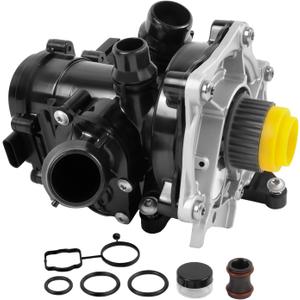 Electric Engine Water Pump Thermostat Assembly Coolant Pump With Gaskets for A3 Q3 Q7 Beetle Passat 2.0L Auxiliary, OE 06L121012A06L121111J, 06L121111H, 06L121111G