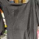 Women's Off Shoulder Sparkly Bodycon Maxi One Shoulder Dress Long Sleeve Ruched Slit Party Formal Long Dress Evening Gowns, Size M