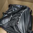 FOCHIER Fully Waterproof Motorcycle Dry Bag, 23L-34L Expandable Universal Tail Bag & Side Saddle Pannier, Roll-Top Rear Rack Trunk Storage, Heavy Duty Motorbike Luggage Accessories (Black), 34 liters