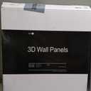 Art3d 19.7" x 19.7" (Pack Of 12) Wall Panel 3D Rectangle, White