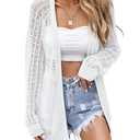 Women Lightweight Cardigan White Medium