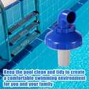 Lyreh 5pcs Pool Jet Nozzle Set, 360 Swivel Rotatable Pool Inlet Nozzle Fittings Swimming Pools Return Jet for Intex Spa Spout Replacement Parts Accessories
