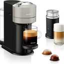 Nespresso Vertuo Next Coffee and Espresso Maker by Breville, with Aeroccino Milk Frother, Light Grey (Gray)