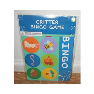 Seasonal Critter Bingo Game 5PCS