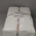 Market & Place 100% Cotton Super Soft Luxury Bath Towel Set | Quick-Dry and Highly Absorbent | Waffle Textured | 550 GSM | Includes 4 Bath Towels | Harper Collection (White)