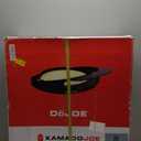 Kamado Joe DJoe Pizza Oven Kamado Grill Accessory Insert for 18-inch Classic Joe Grills for Brick-Oven Style Food with Ceramic Stone in Black, Model KJ-DJ