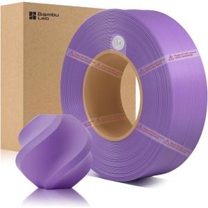 ENOMAKER Bamboo Lab PLA Matte Filament Refill Lilac Purple 11700 1.75mm, 3D Printer Filament with RFID for AMS, Easy to Print & Beginner Friendly,3D Printing Consumables 1kg Spool (2.2lbs)