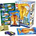 Hot Wheels Toy Car, HW Rewards Individually Wrapped 1:64 Scale Vehicle with Gold Sticker (Styles May Vary)