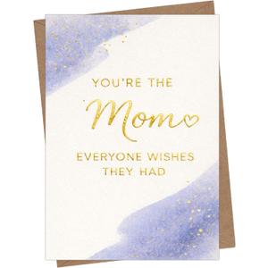 3 x Cheerin Sweet Birthday Cards for Mom – Sentimental Card for Mum with Envelope from Daughter or Son – Heartfelt Card for Stepmom, Grandma or Mother Figures – 5x7 Inch