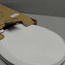 Toilet Seat Round Soft Close16.5'', Toilet Lid Slow Close Quiet No Slam, Easy Installation & ReleaseSafe PP Material Easy Clean, Comfortable Ergonomic Design, 2 Years Support, White Plastic, Round 16.5 inch