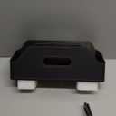 Car Organizer, Car Back Seat Organizer with 2 Drink Cup Holder, Leather Car Storage Box with Tissue Pouch, Multi-functional Behind Seat Storage Case, Universal for Most Vehicles (Black) (1 PC)