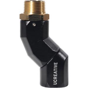 3/4 Inch NPT Fuel Hose Swivel 360 Rotating Connector for Fuel Nozzle Multi Plane Fuel Plane Swivel