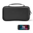 iDLEHANDS Hard Shell Carrying Case for Nintendo Switch 2 (2025), Ultra Slim Portable Travel Game Bag with Storage for 24 Game Cartridges & Accessories,Black