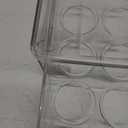 vacane 24 Capacity Egg Holder for Refrigerator Organizer Bins, Clear Egg Storage Container For Fridge Egg Drawer Egg Tray with Non-Slip Pads, Bpa Free Egg Organizer (1 Pack-Clear)