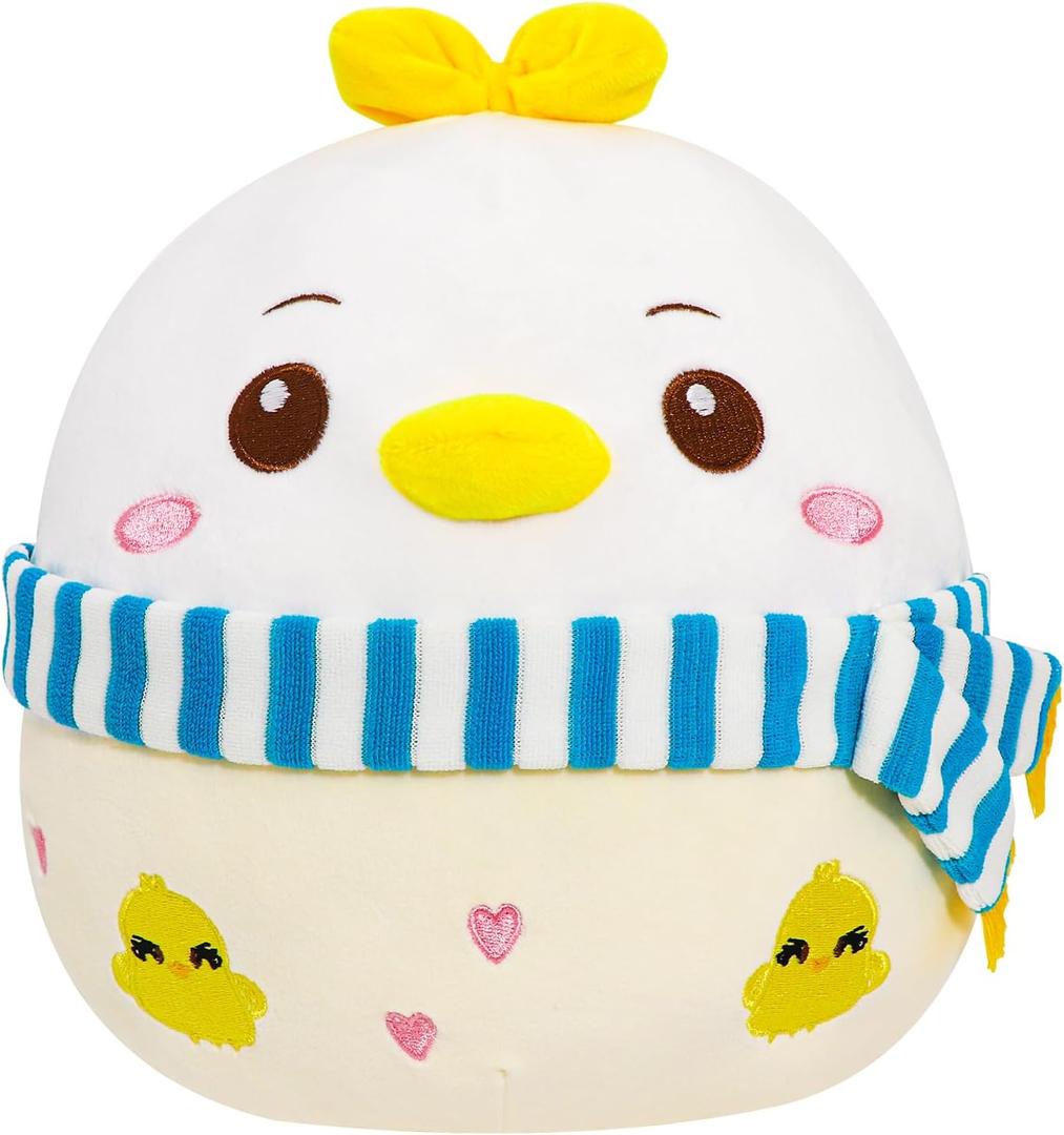 NIXOLL Cute Chicken Plush Toys Gifts for Adults and Kids