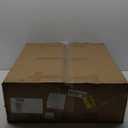 Modern Wooden Dining Chairs Set of 2 Upholstered Kitchen Chairs with Back and Wood Legs for Bedroom Living Reception Room Restaurant (Walnut+Light Khaki)