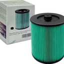 17912 & 9-17912 HEPA Vacuum Filter Compatible with Filter No.9-17912 fits 5, 6,8,9,12,14,16 and 32 gal vacs or larger made after 1988