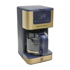West Bend Timeless 12 Cup Hot & Iced Coffee Maker, Blue