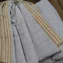 Bedsure 9x12 Faux Wool Area Rugs for Living Room, Machine Washable Carpet, Non-Slip Backing, Pet Friendly Throw Rug for Bedroom Dining Room, Natural Ivory