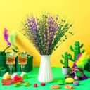 18 Pcs Mardi Gras Decoration Mardi Gras Floral Picks Tree Decorations 17 Inch Carnaval Purple Green and Gold Glitter Berry Stems Artificial Picks and Sprays Decor for Wreaths Centerpieces
