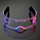 LED Light Up Glasses For Party LED Glasses For Adults Kids Futuristic Sunglasses Cosplay Costume Rave Accessories Glowing Neon Sunglasses,Gifts(Cool Glasses)