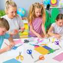 Toidgy 50 Pack Kids Scissors, 5 Inch Scissors Bulk for School, Blunt Tip Scissors for Kids Student Teacher,Kids Safety Scissor for Preschool Classroom Office Home,School Supplies Craft Cutting Paper