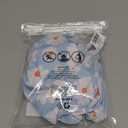 Baby Girls One Piece Swimsuit Long Sleeve Newborn Infant Floral Bathing Suit+Hat 2Pcs, Size: 12-18 Months, Blue+Daisy
