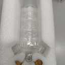 Olive Oil and Vinegar Dispenser Cruet Bottles, 2 in 1 Transparent Dual Glass for Kitchen Cooking Container (2.5 Ounces)